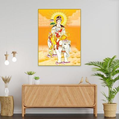 Ý nghĩa của tranh Phổ Hiền Bồ Tát và cách treo mang lại vượng khí, an lạc