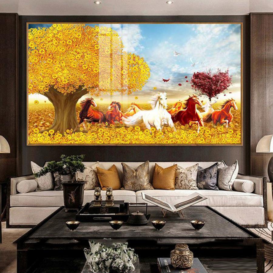 Tranh kim tiền mã đáo thành công