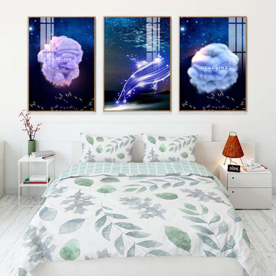 Tranh treo tường thế giới huyền ảo trang trí phòng ngủ
