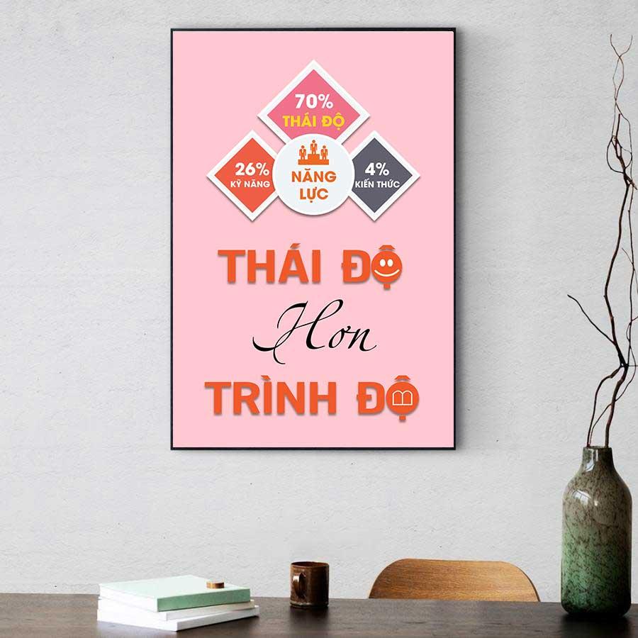 Tranh động lực văn phòng: Thái độ hơn trình độ