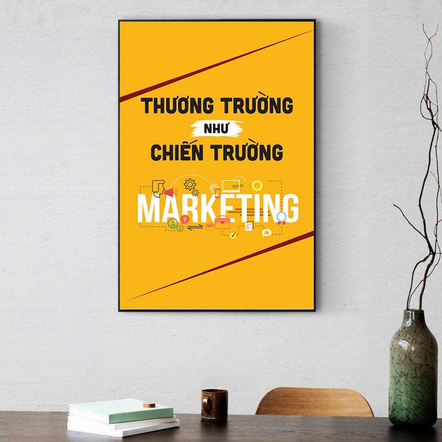 Tranh động lực văn phòng: Thương trường như chiến trường