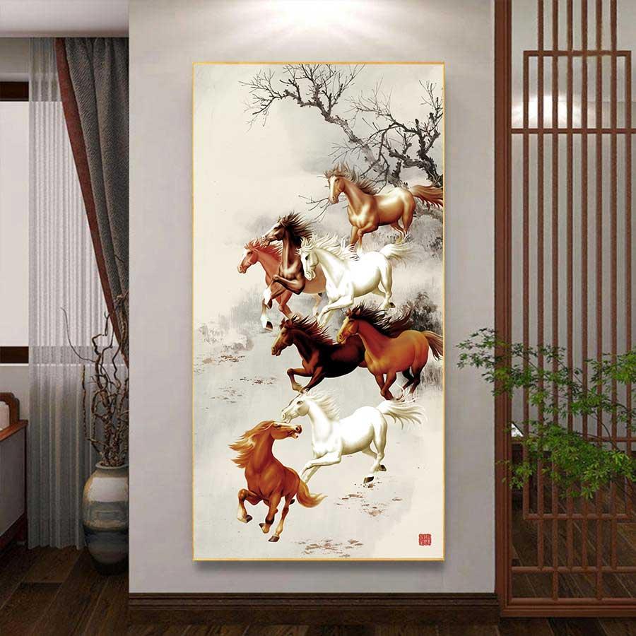 Tranh mã đáo thành công khổ dọc