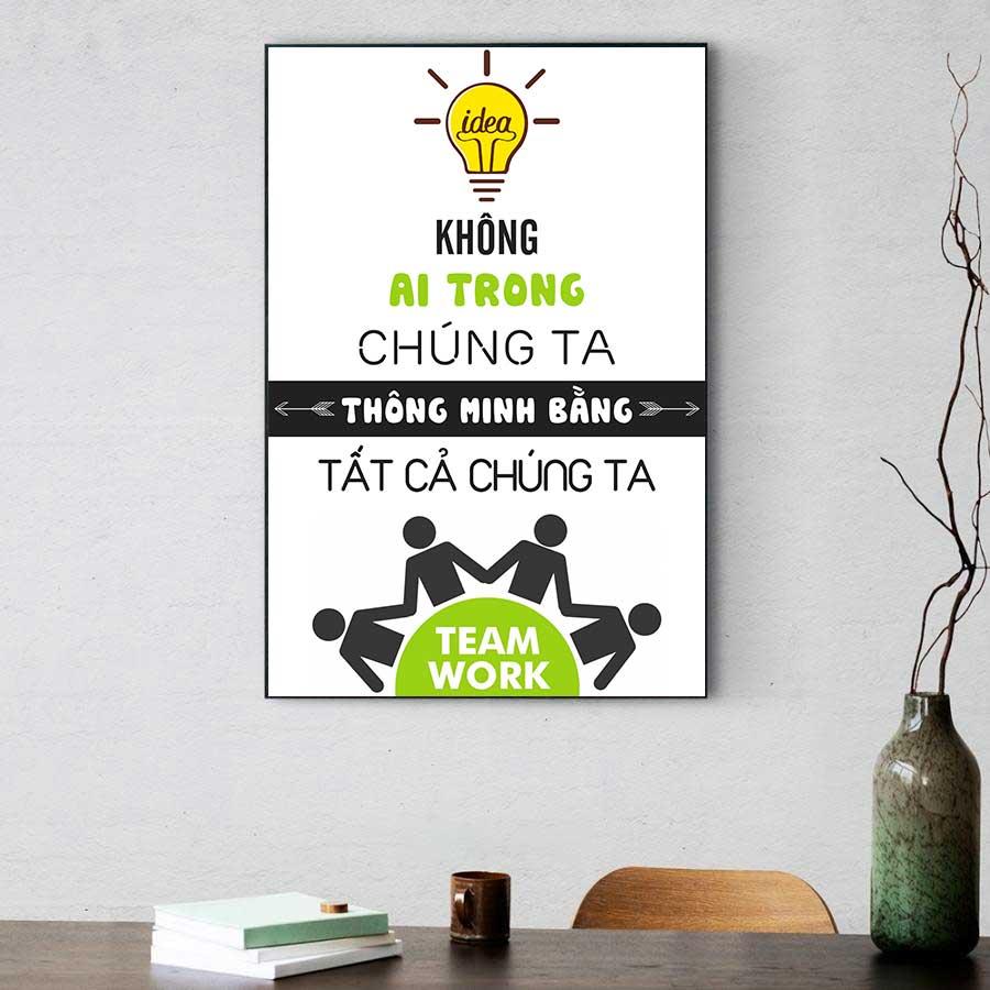 Gợi ý những mẫu tranh động lực truyền cảm hứng tuyệt vời cho không gian doanh nghiệp