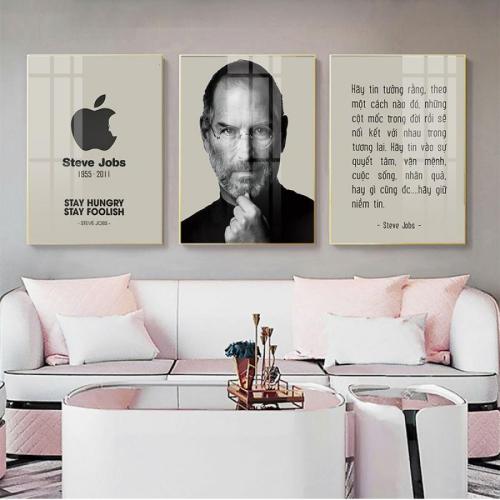 Bộ 3 tranh động lực truyền cảm hứng Steve Jobs