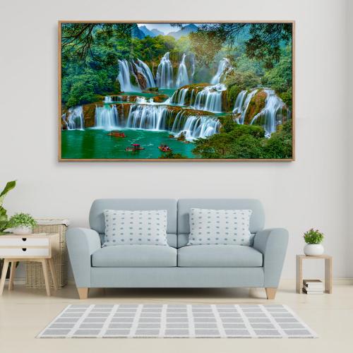 Tranh treo tường phong cảnh thác nước hiện đại