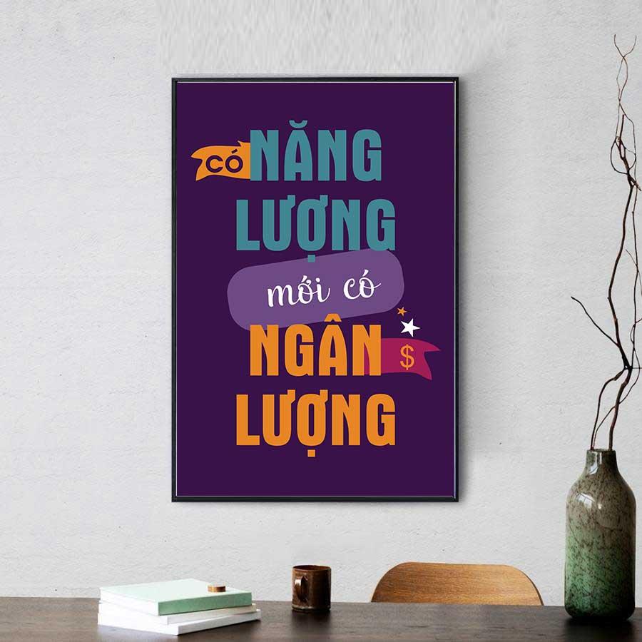 Tranh động lực văn phòng: Có năng lượng mới có ngân lượng