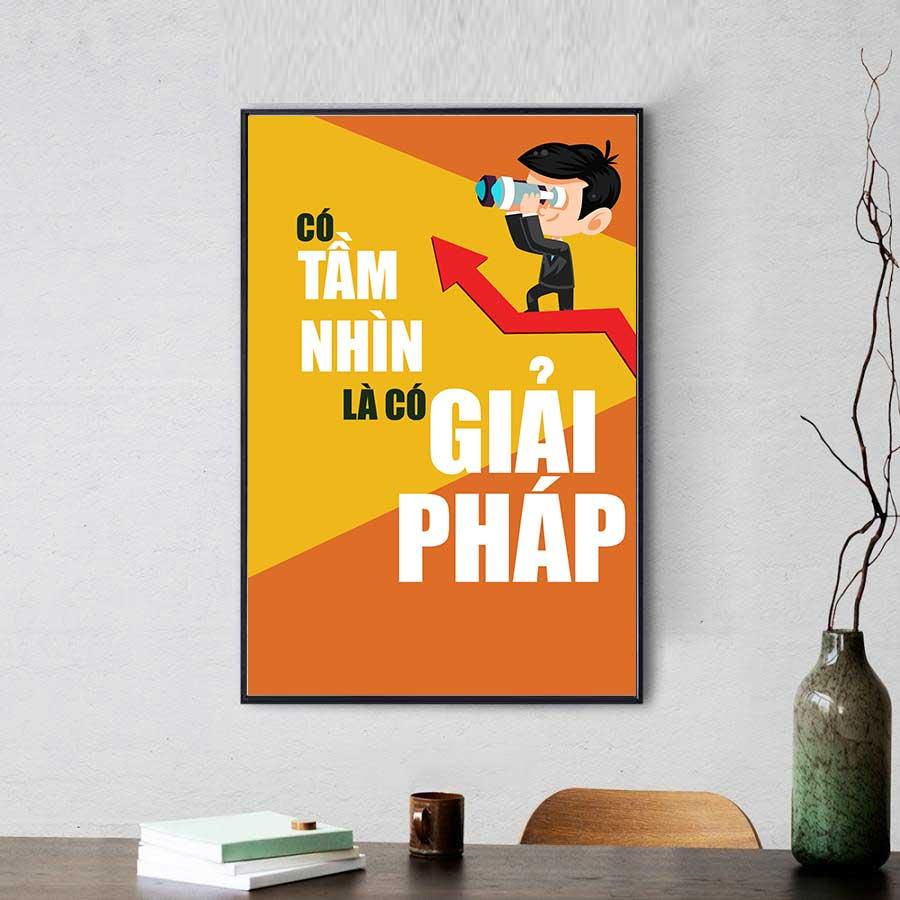 Tranh động lực văn phòng: Có tầm nhìn là có giải pháp