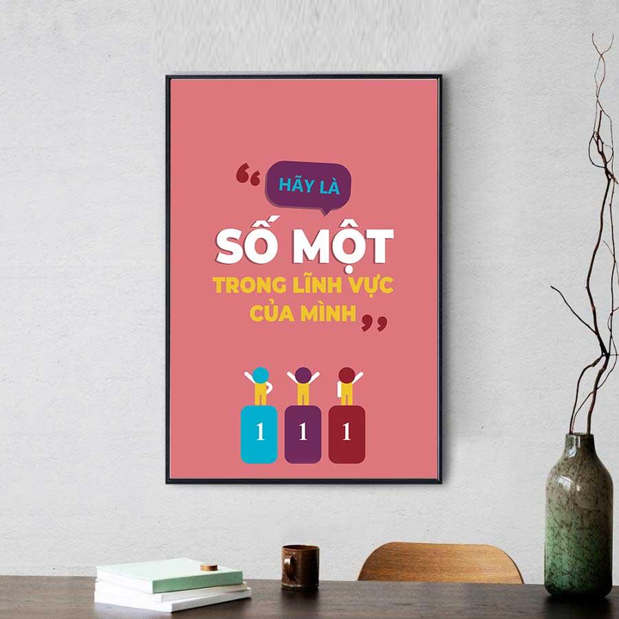 Tranh văn phòng: Hãy là số một trong lĩnh vực của mình
