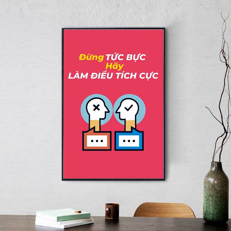 Tranh văn phòng: Đừng tức bực hãy làm điều tích cực