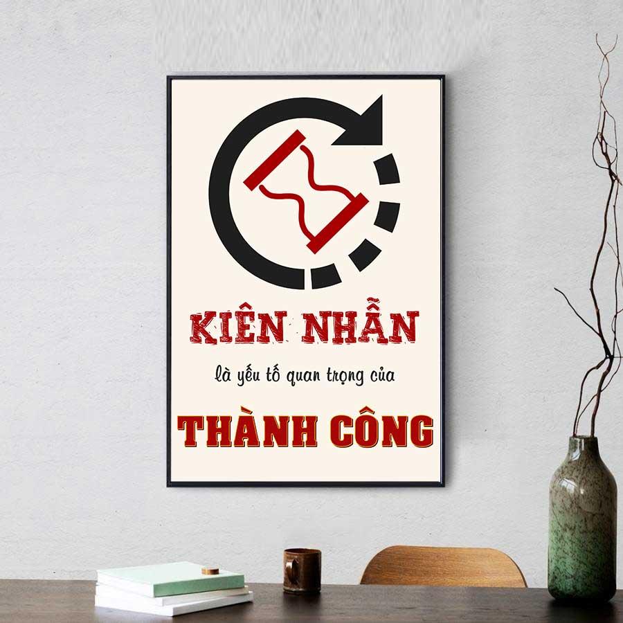 Tranh văn phòng: Kiên nhẫn là yếu tố quan trọng của thành công