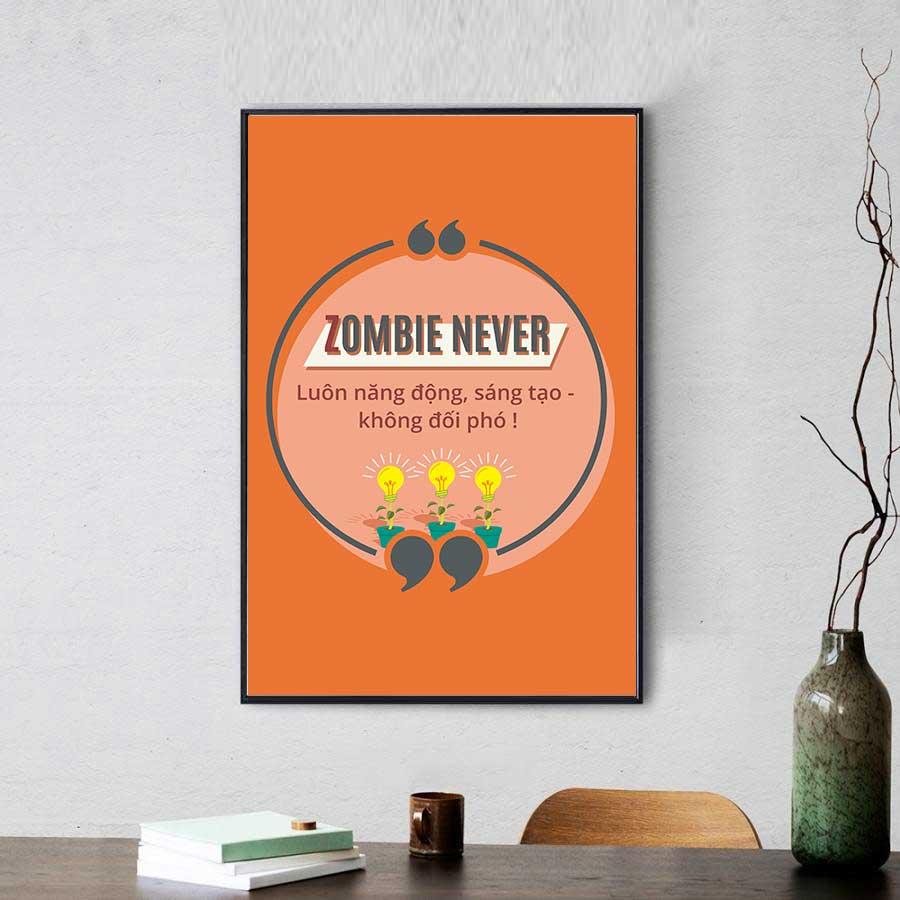 Tranh động lực văn phòng: Luôn năng động sáng tạo không đối phó