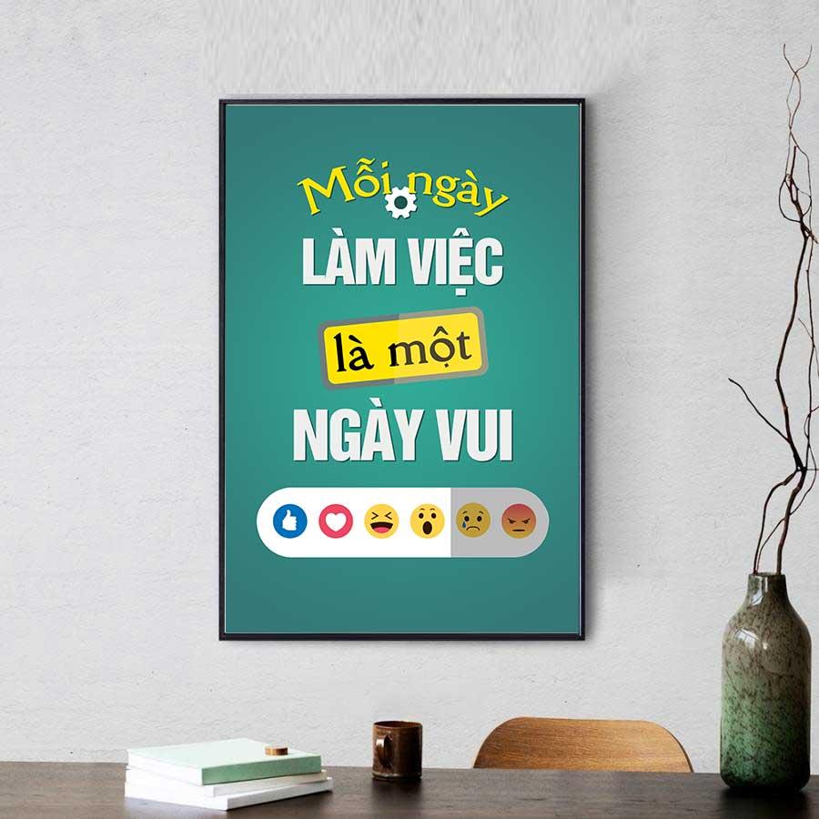 Tranh động lực văn phòng: Mỗi ngày làm việc là một ngày vui