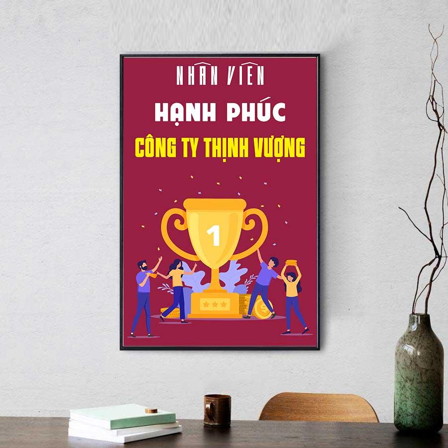 Tranh động lực doanh nghiệp: Nhân viên hạnh phúc, công ty thịnh vượng