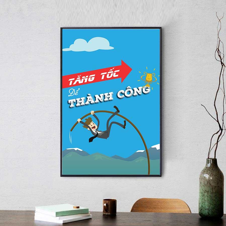 Tranh văn phòng: Tăng tốc để thành công