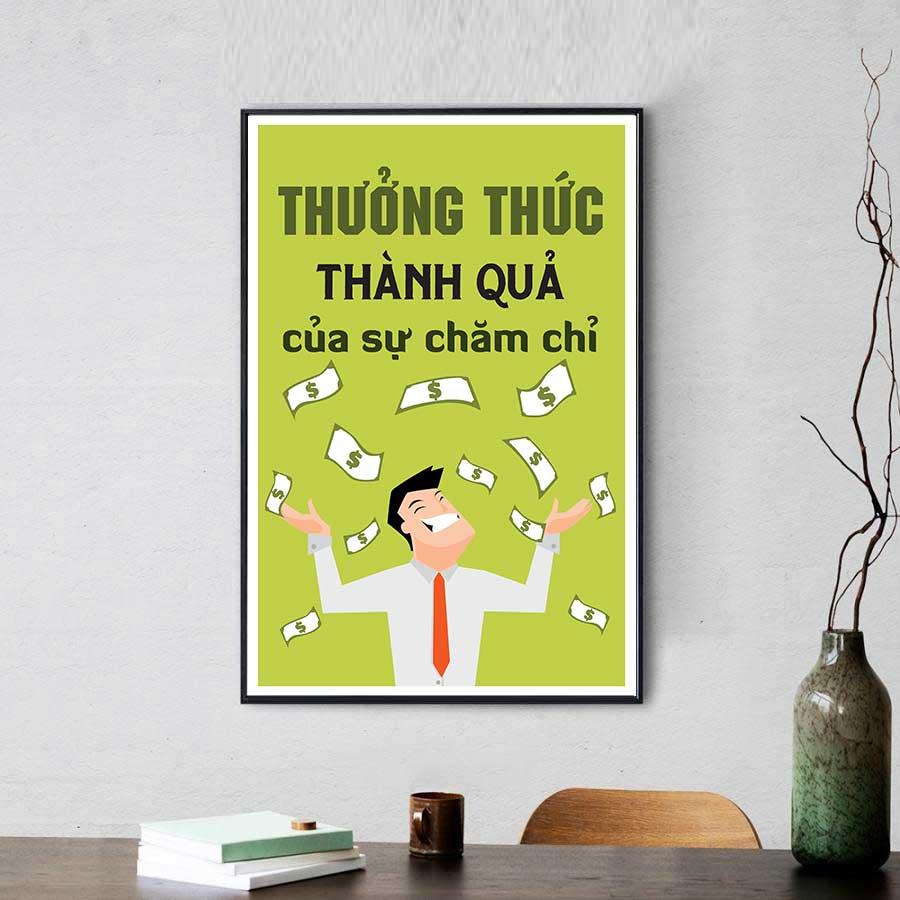 Tranh văn phòng: thưởng thức thành quả của sự chăm chỉ
