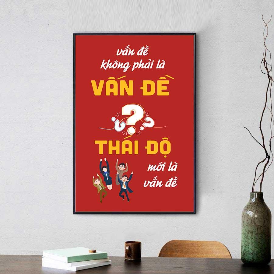 Tranh văn phòng: Vấn đề không phải là vấn đề, thái độ mới là vẫn đề