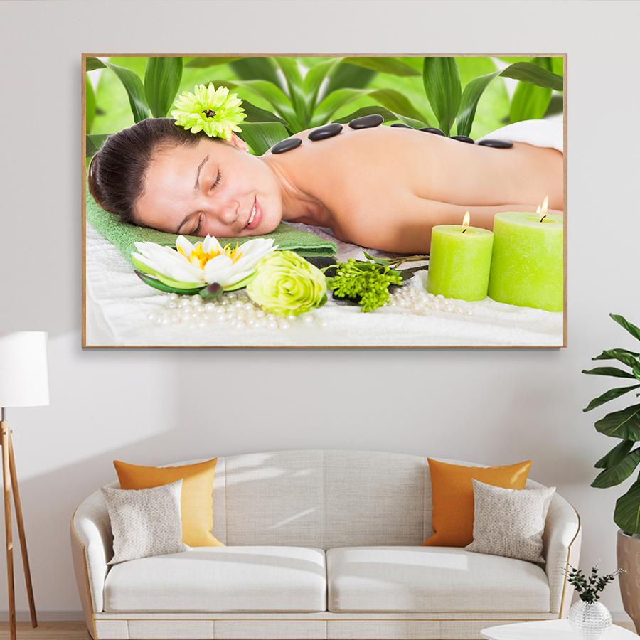 Tranh spa thư giãn và tận hưởng