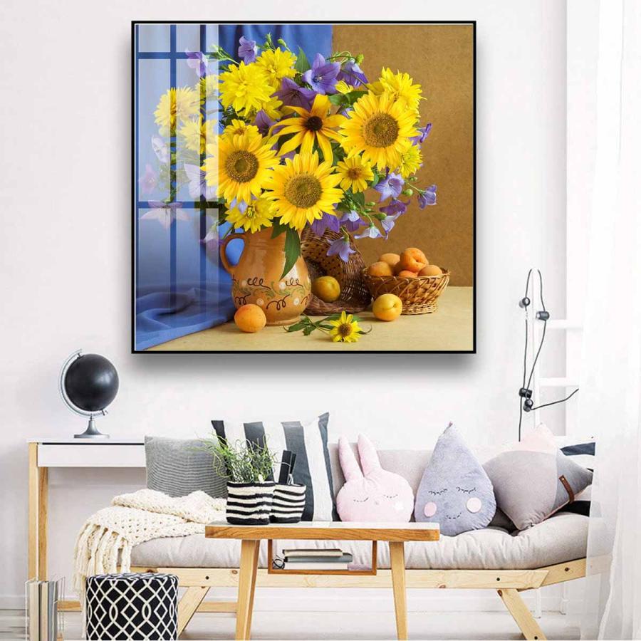 Tranh treo tường phòng ăn khổ vuông cực đẹp