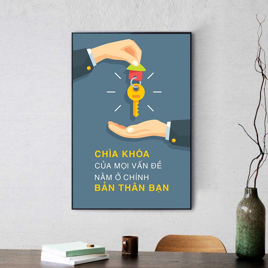 Tranh động lực: Chìa khóa của mọi vấn để nằm ở chính bản thân bạn