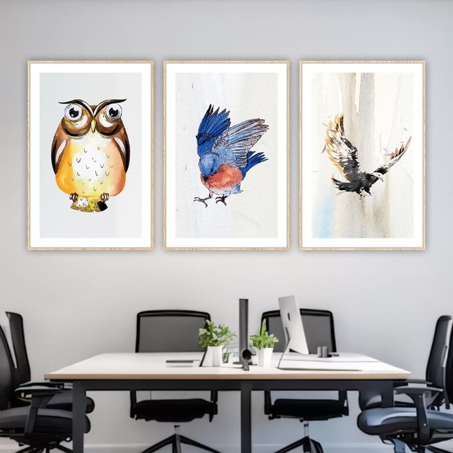 Bộ tranh văn phòng bản giao hưởng của những đôi cánh