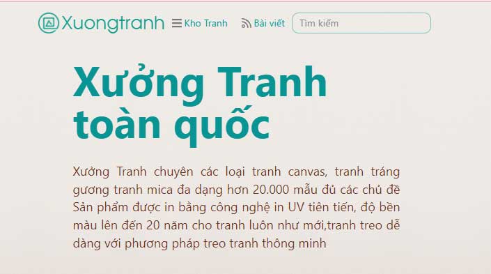 Hướng dẫn đặt mua tranh online trên XuongTranh.Net